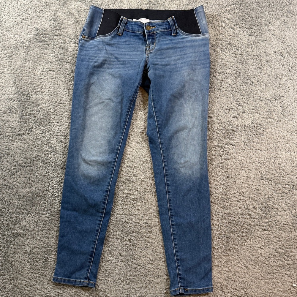 Isabel Maternity Ingrid & Isabel Jeggings Size 4/27R Blue Skinny Denim Pants